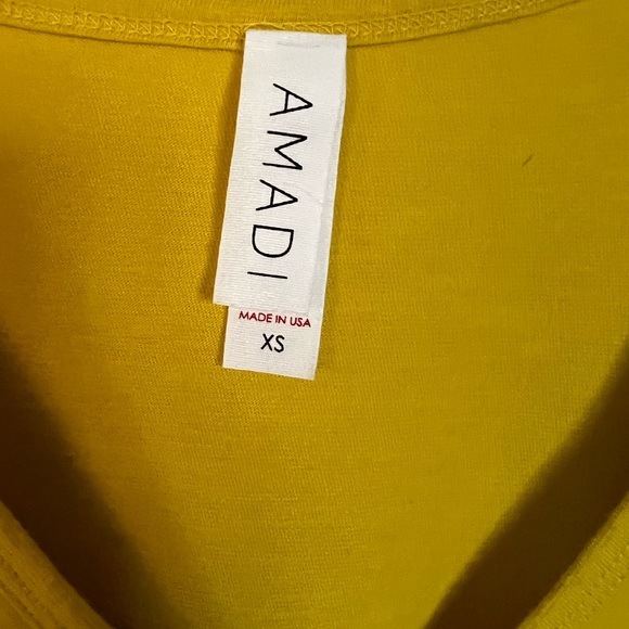 Amadi from Anthropologie Mustard Yellow Mini Dress XS - Picture 2 of 3